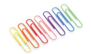 Rainbow Paperclips