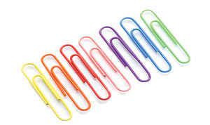Supplier Diversity Rainbow Paperclips